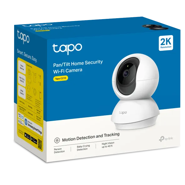 CÁMARA DE SEGURIDAD TP-LINK TAPO C210 WIFI ROBOTICA INTERIOR (1770500243)
